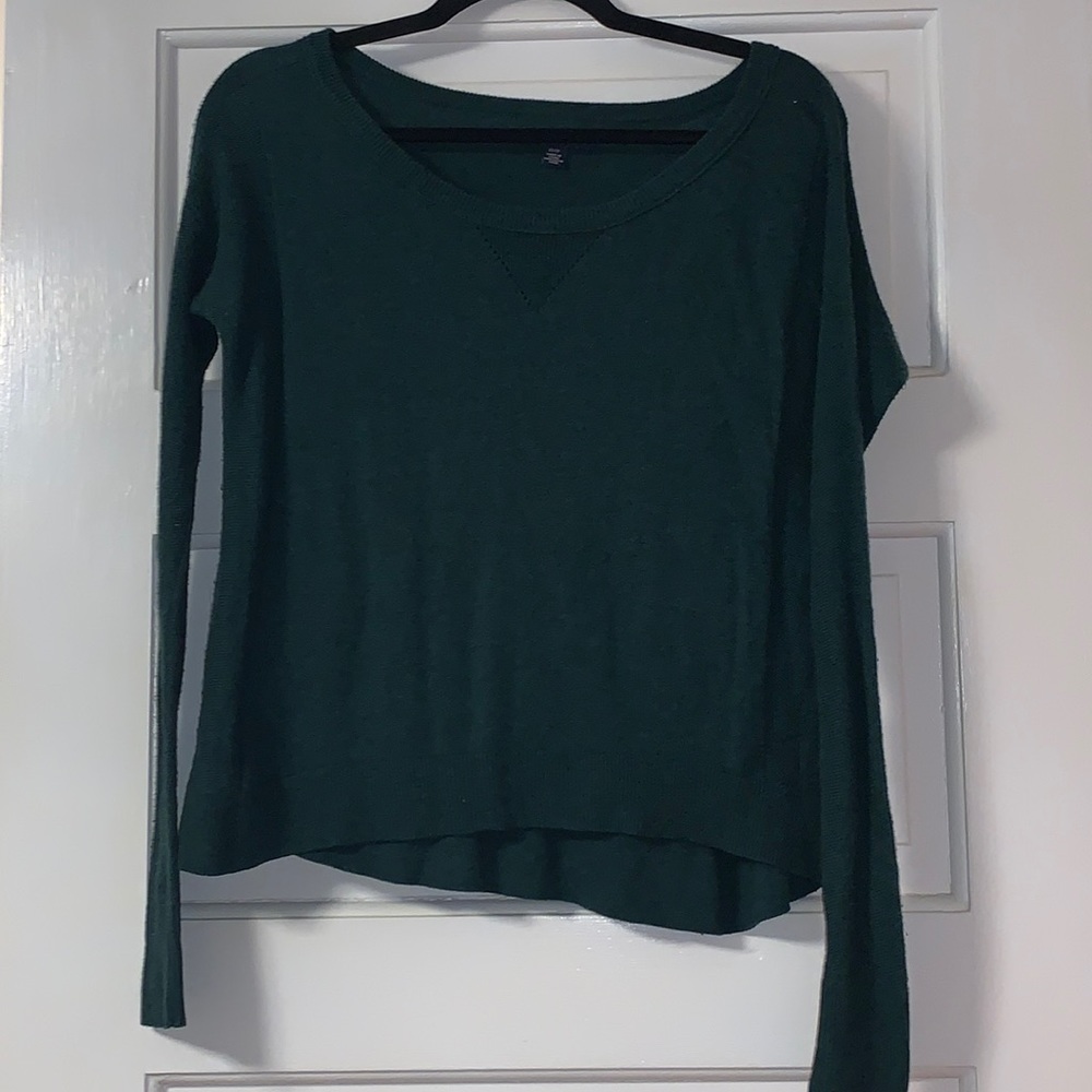 XS American Eagle Winter Green lightweight sweater top